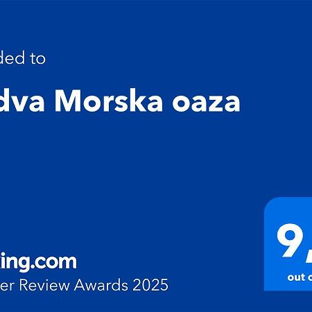 Budva Morska Oaza Buitenkant foto